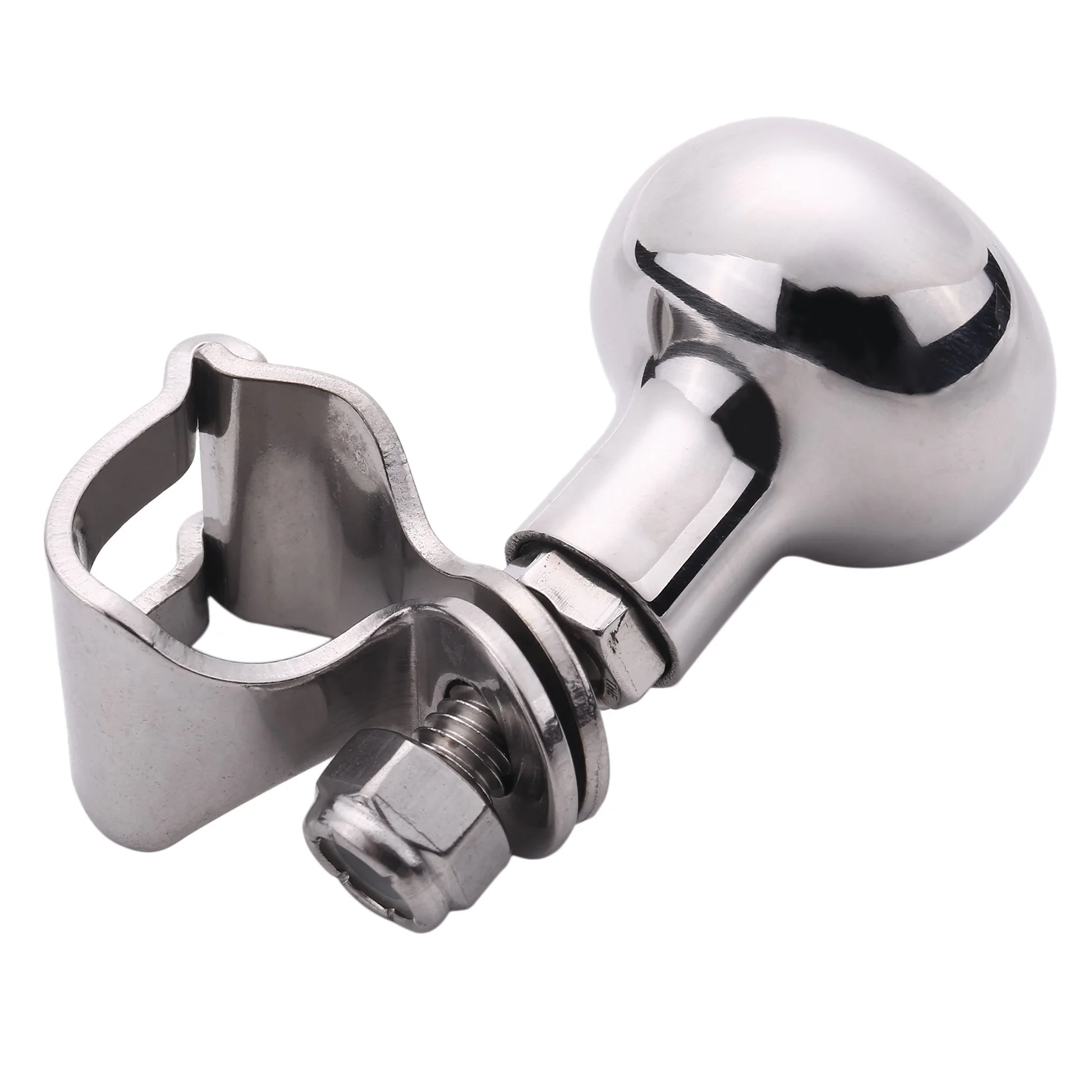 

Universal Stainless Steel Steering Wheel Spinner Heavy Duty Car Truck Marine Boat Handle Suicide Power Knob