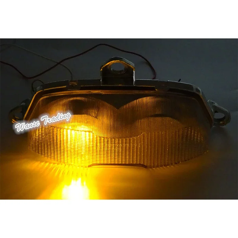 waase E-Marked задний тормозной сигнал поворота встроенный светодиодный прозрачный