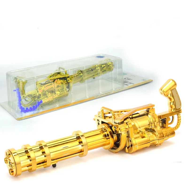 Gatling снайперская миниатюрная мягкая пуля из сплава 1:6 игрушка Золотая модель