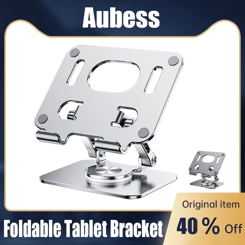 

New Foldable Tablet Bracket Stand 360 Rotating Hollowed Notebook Holder Desk For 4.7-12 Inch Tablet Mount For Ipad Accessories