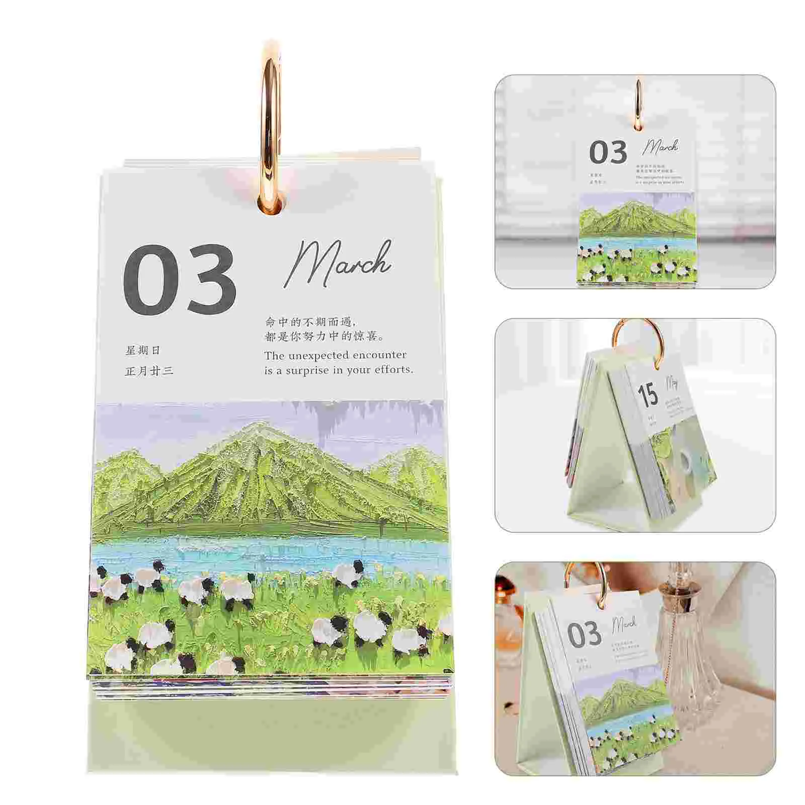 

Винтажный настольный календарь, раскладной календарь, декоративный настольный календарь, бытовой календарь