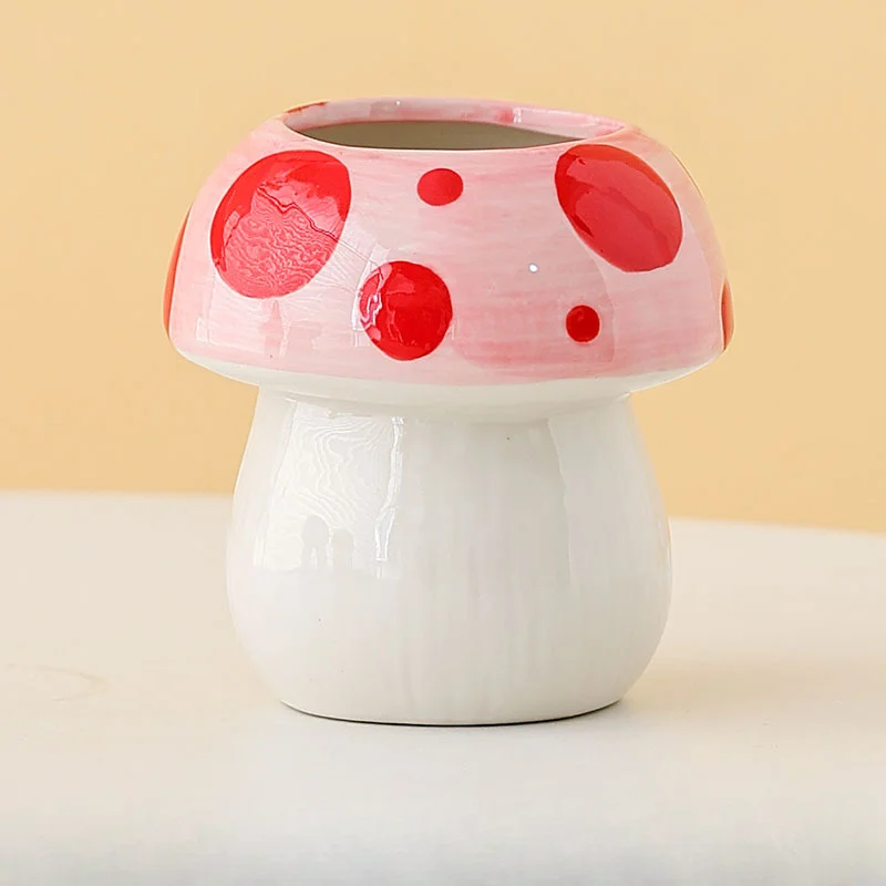 

Керамическое Украшение Для Стола В Виде Гриба, Креативный Органайзер Для Хранения Для Офиса И Дома