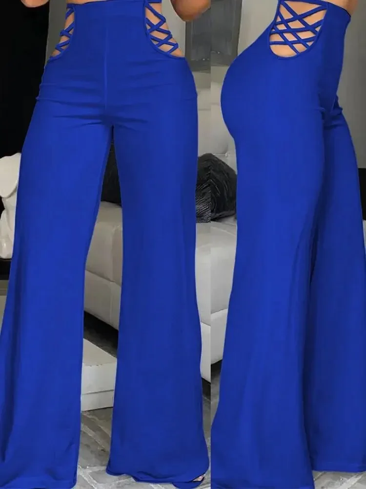 Рисунок 3 - Женские расклешенные брюки крест-накрест