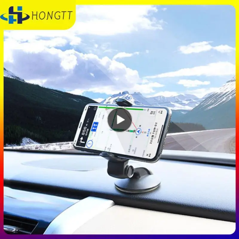 

Креативный пластиковый держатель для телефона на присоске с автоматическим замком