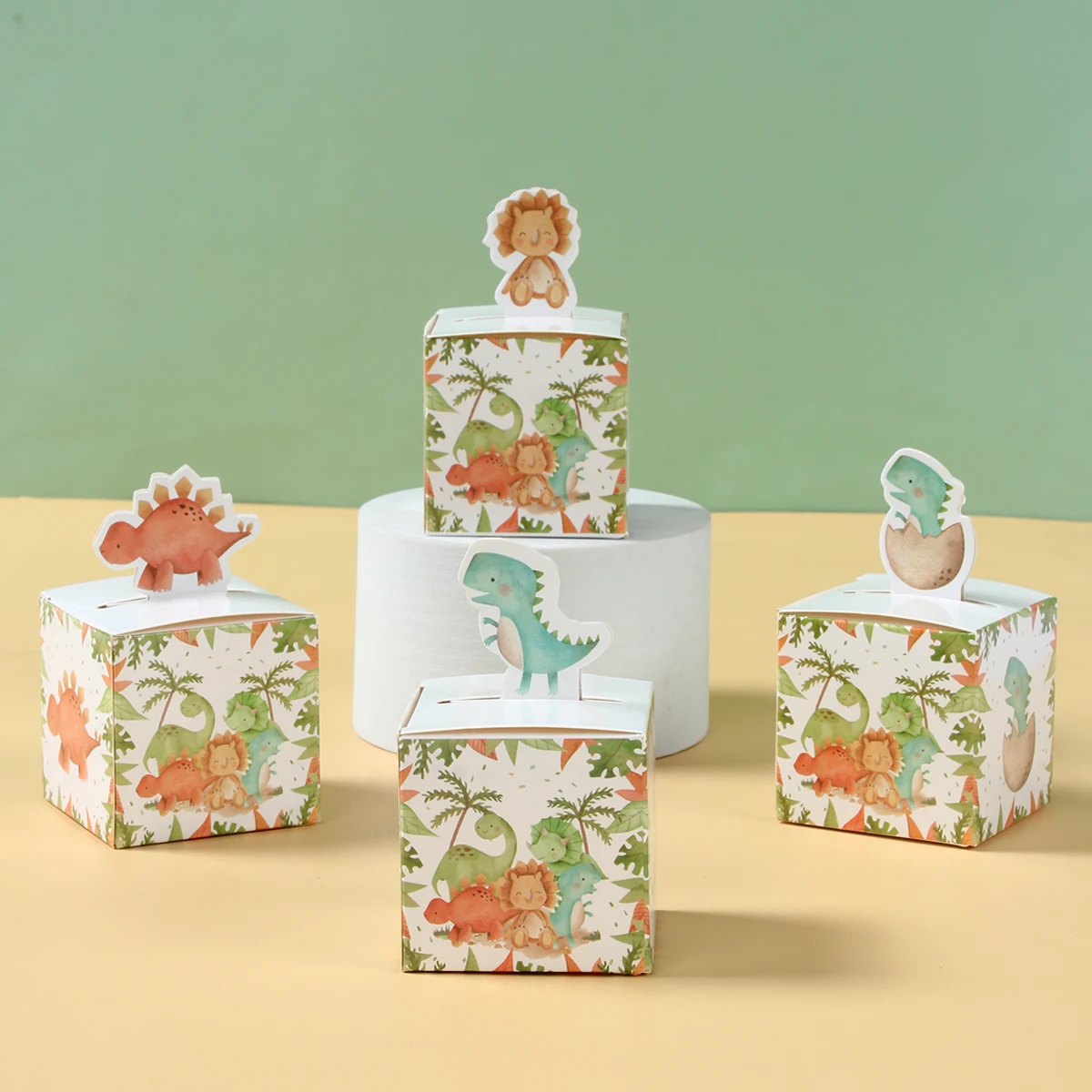 Трехмерная коробка для конфет в виде динозавра украшения животных Детские