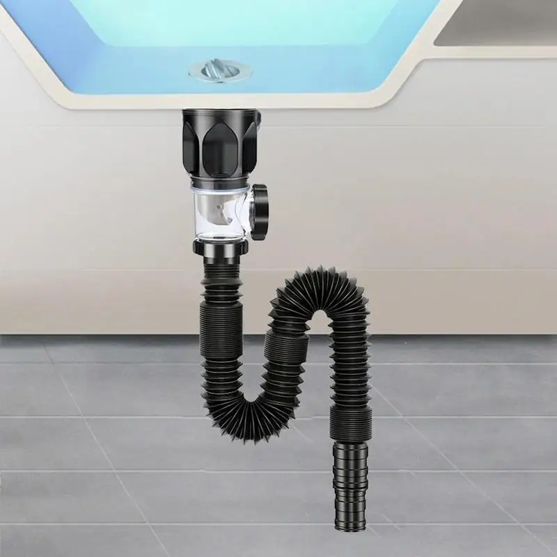 Выдвижной дезодорирующий фильтр для сливной трубы кухонной раковины