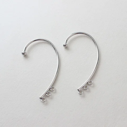 Золотые подвески для сережек 4 шт.