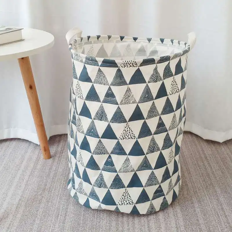 Детская круглая игрушка для грязной одежды складное ведро Большая