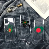 bangladesh flag phone case transparent soft for iphone 12 11 13 7 8 6 s plus x xs xr pro max mini