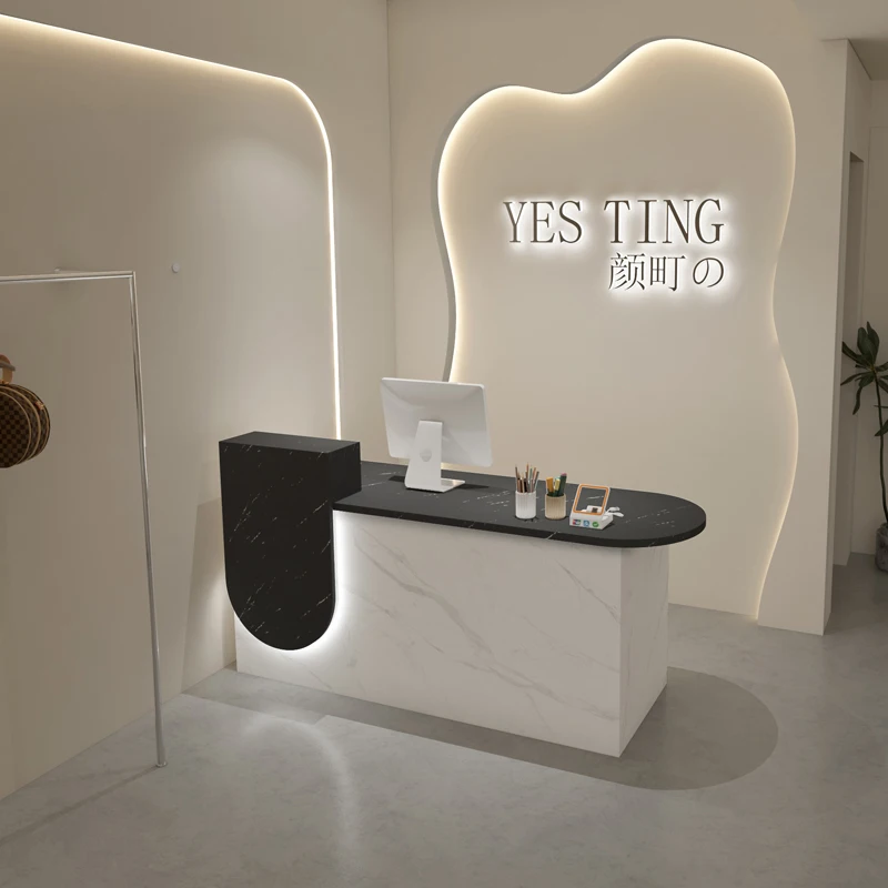 Кассовая стойка для супермаркета современная мебель хлебобулочный магазин