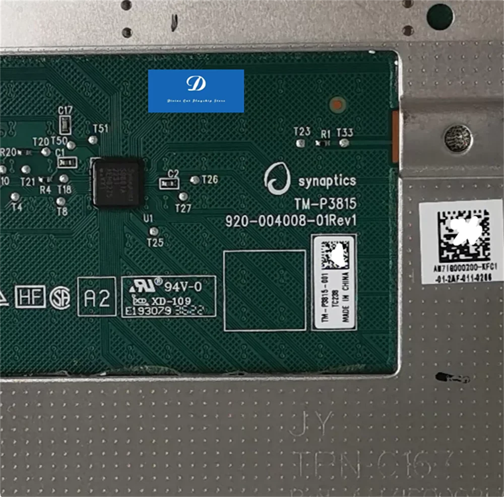 Для HP Shadow Elf OMEN 16-XD 16-WD 16T-WD, черно-серый тачпад N44780-001 (art.: 3920db754cc2b) - 3920db754cc2b