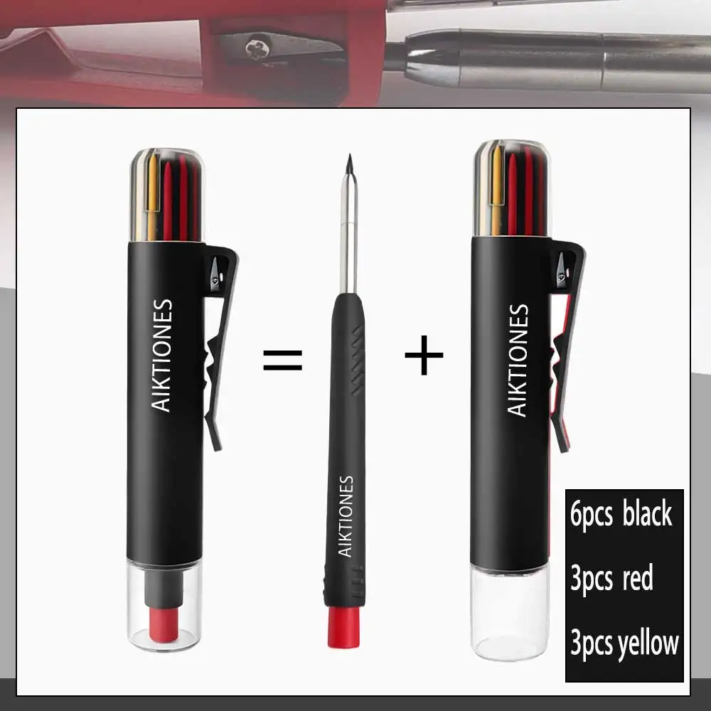 

Механический карандаш Longlife с точилкой, 12 стержней HB, 2.8 мм