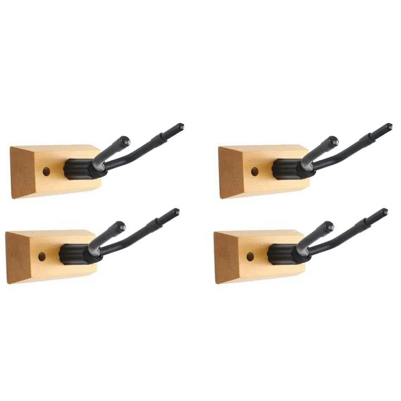 

4 Pcs Violin Rack Hanger Violin Wall Mount Violin Wall Hook Solid Wood Base Violin Rack Can Hang Violin Bow
