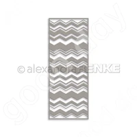 2022 arrival new zig zag pattern long metal cutting dies scrapbook used for diary decoration template diy greeting card handmade