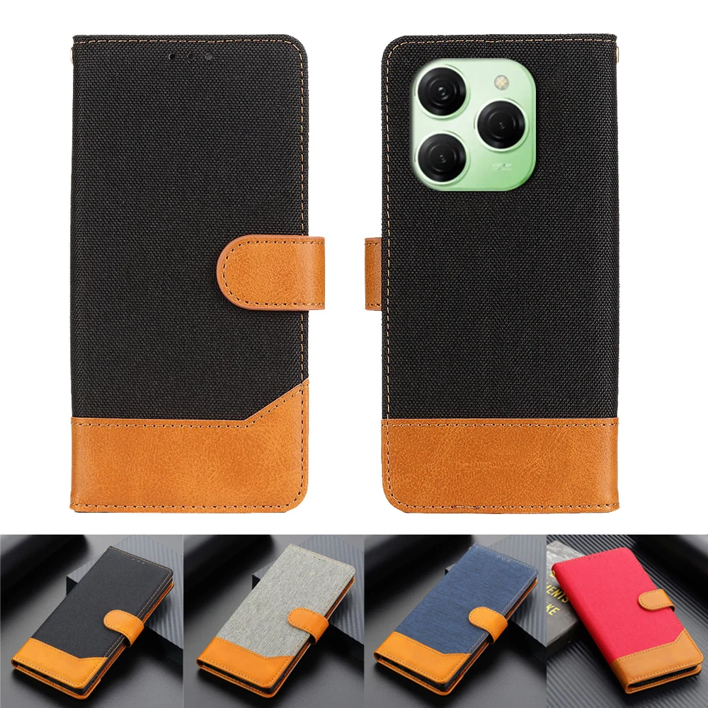 Роскошный модный чехол из искусственной кожи для Tecno Spark 20 Pro 20pro защитный