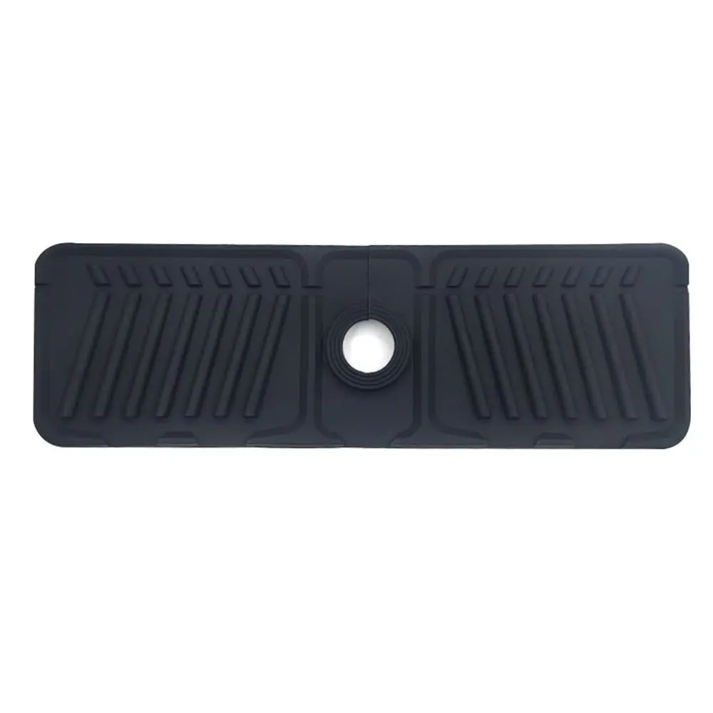 

Усиленный Наклонный коврик для слива смесителя, новый силиконовый противоразбрызгивающий коврик для раковины, утолщенный Противоскользящий бассейн для кухни