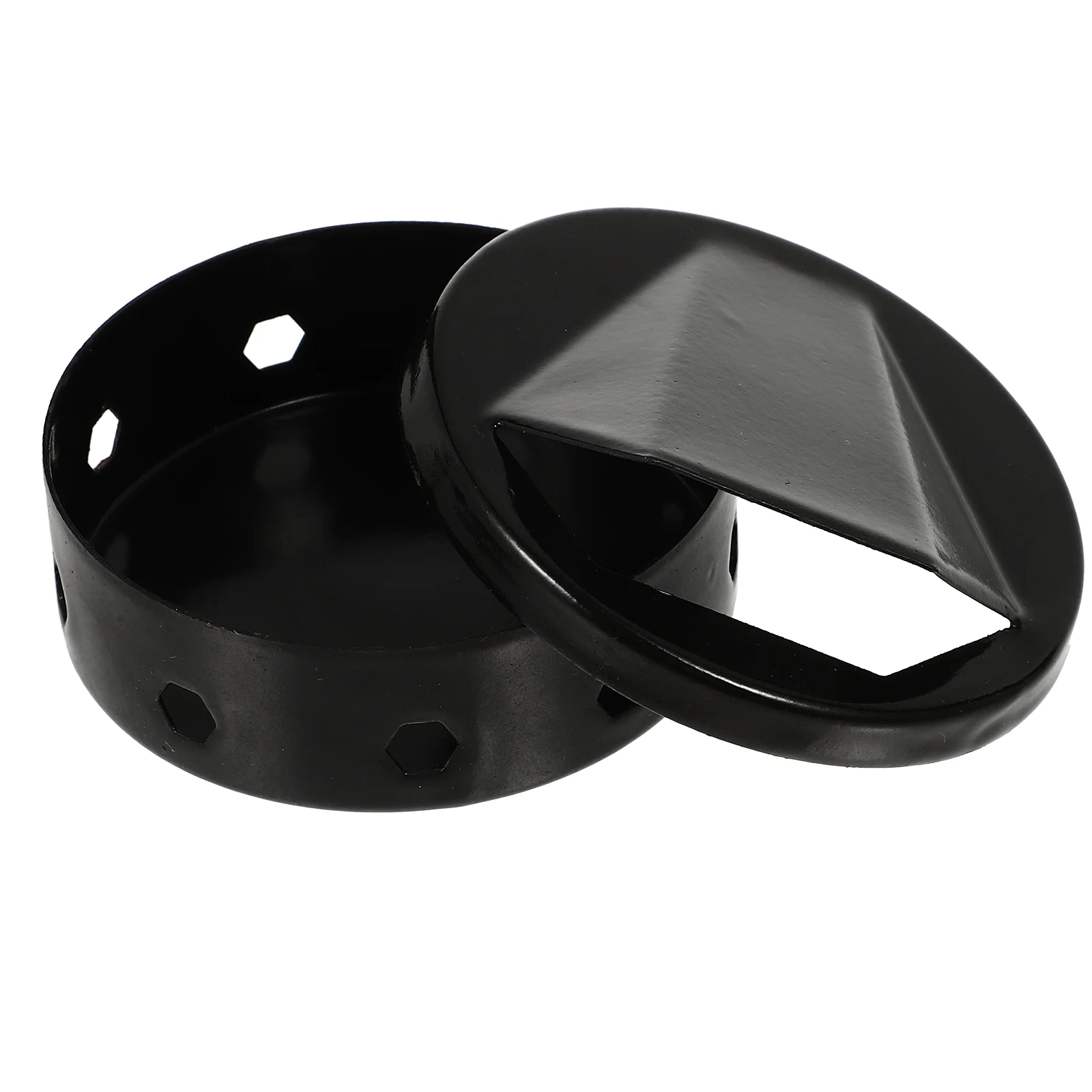 

1Pc Outdoor BBQ Smoke Box Barbecue Tool Durable BBQ Smoker Box (Black)