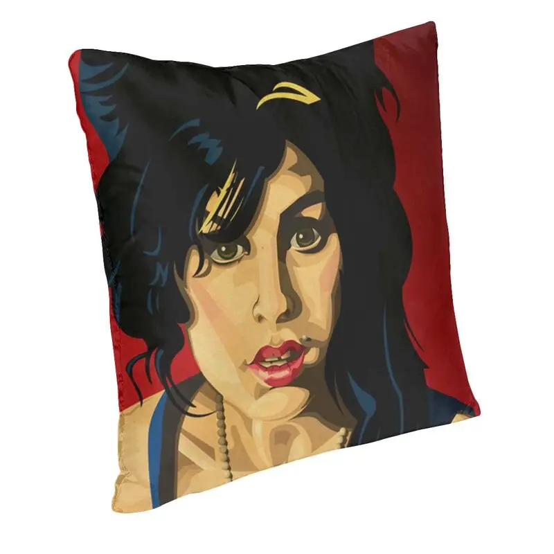 Amy Winehouse Pop художественная Подушка Чехлы полиэстер английский певец Чехол для