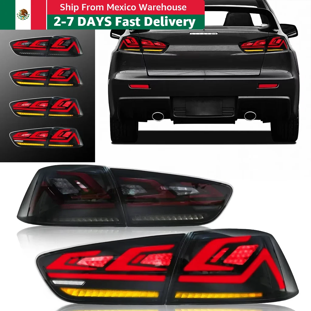 Автомобильный задний фонарь в сборе для Mitsubishi Lancer Evo-X Sedan 2008-2017 светодиодный