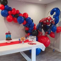 55pc party balloons 32 number inflatable ball baby shower birthday decors boy kids toys air globos anniversair