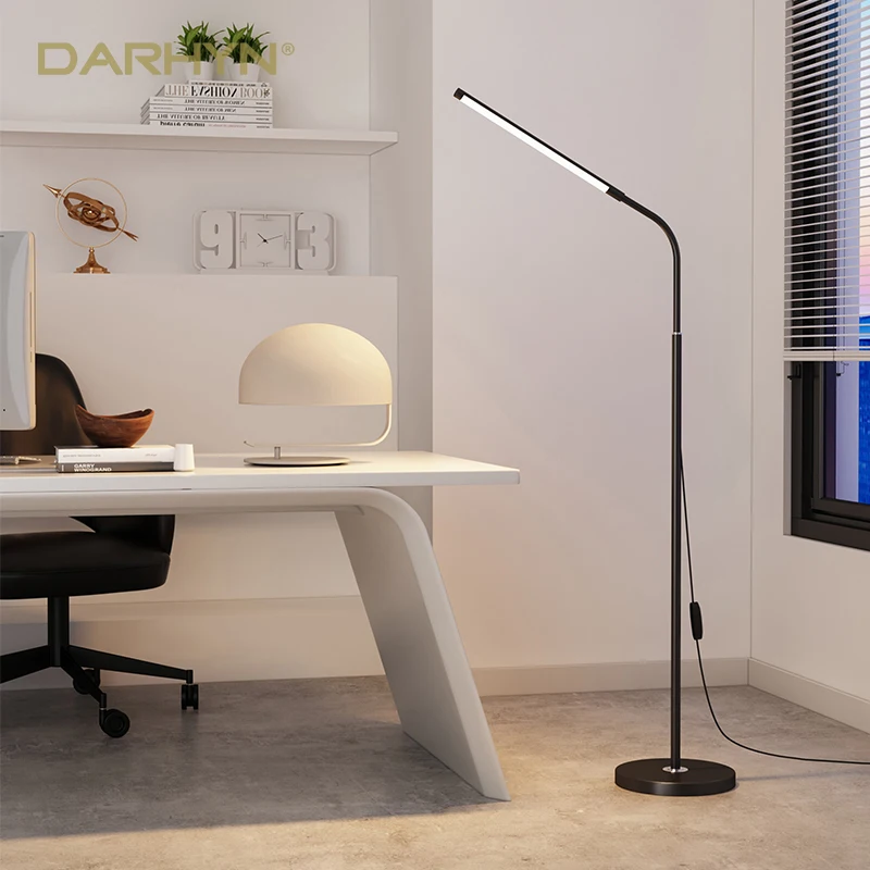 

Modern Minimalist Floor Lamp Nodic Led With Switch Standing Light For Living Room Bedroom Study Reading Decor Lustre Lighting