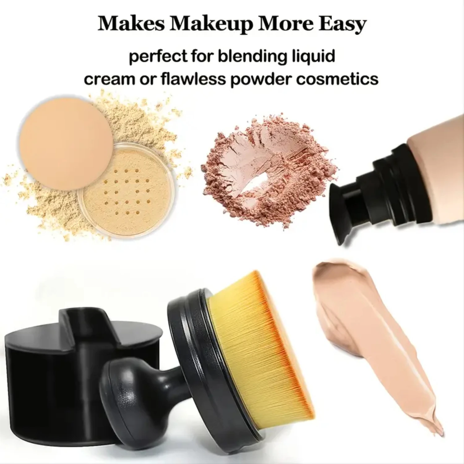 Кисть для макияжа основы кисть Кабуки лица и тела путешествий кисти с большим