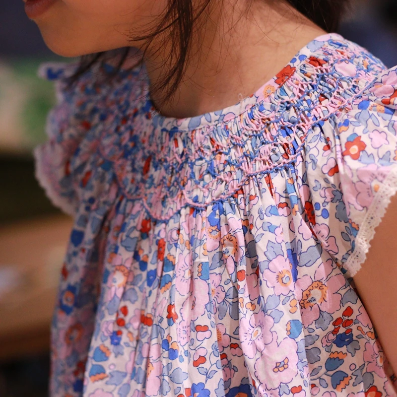 Новинка летнее платье для маленьких девочек Повседневное из 100% хлопка с