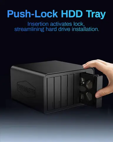 TERRAMASTER F6-424 6-отсечный NAS  Core i5 1235U 10 ядер 8 ГБ DDR5