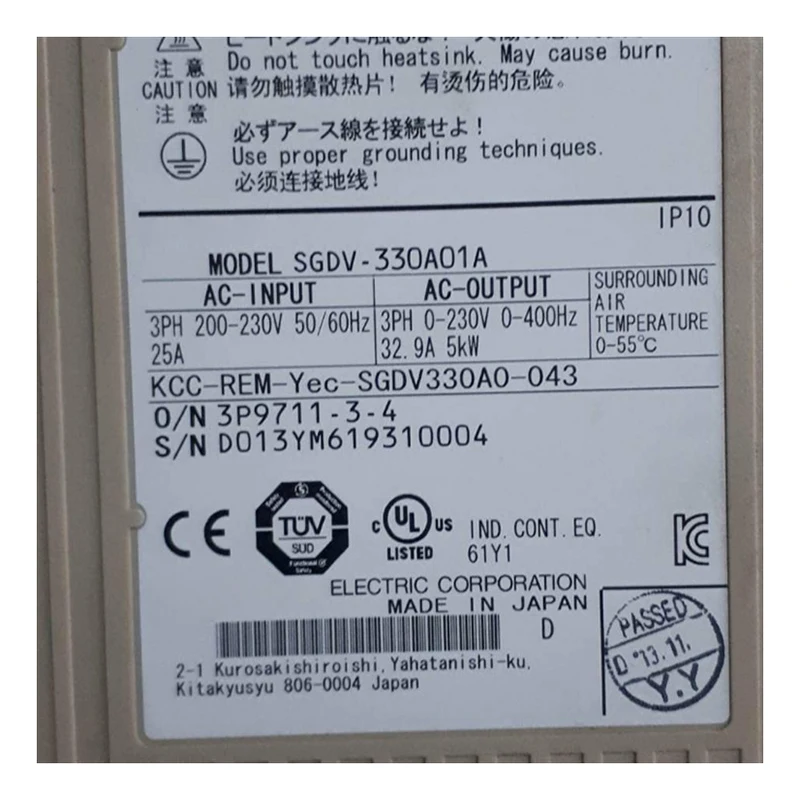 

SGDV-330A01A Brand New Original, On-site Photos Taken, One-year Warranty