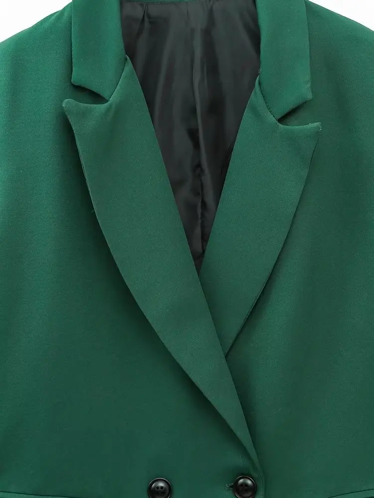 Jenny&DaveEngland Style Fashion Simple Double Breatsed Loose Blazers Women Jacket Tops