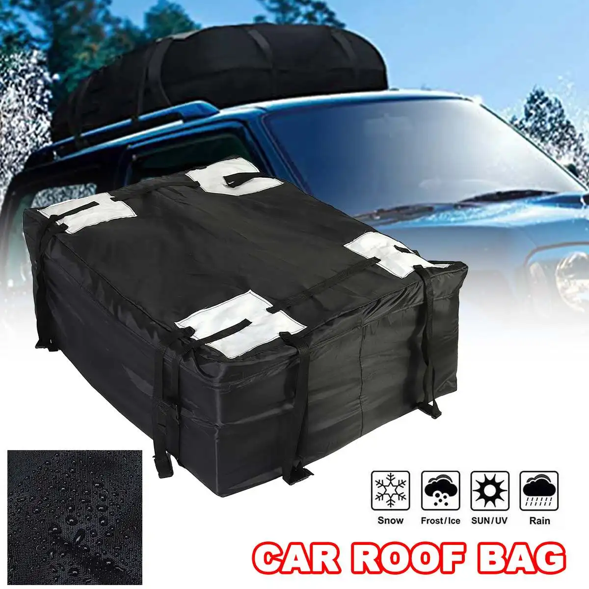 Багажная сумка на крышу автомобиля водонепроницаемая переноска машины 9 видов |
