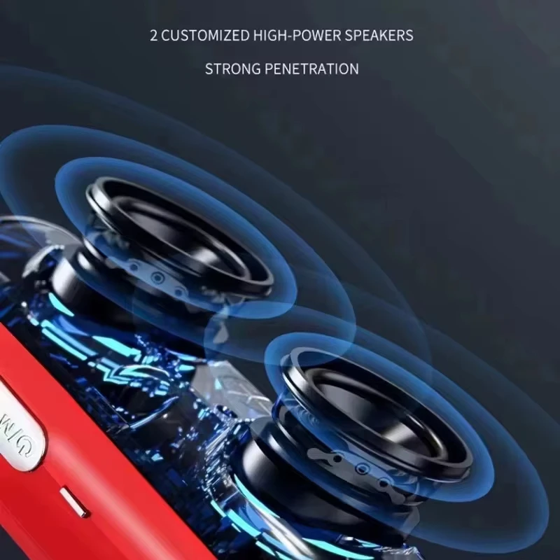 Фото Портативная Bluetooth-колонка Lenovo Outdoor IPX7, водонепроницаемая, 200 Вт, HIFI, стерео сабвуфер, FM-радио, TF, Boom Box №5