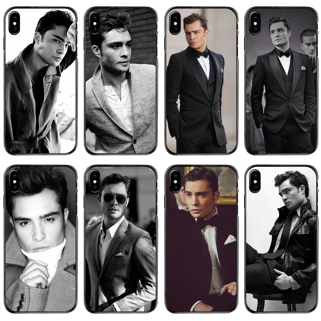 Gossip Girl Ed Westwick Chuck Bass For Apple iPhone 11 12 13 14 Pro MAX Mini 5 5S SE 6 6S 7 8 Plus 10 X XR XS Hard Phone Case