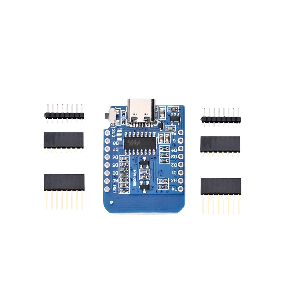 WeMos D1 MINI ESP8266 ESP-12F Плата разработки Wi-Fi CH340G TYPE-C на базе ESP-8266EX для Arduino IDE