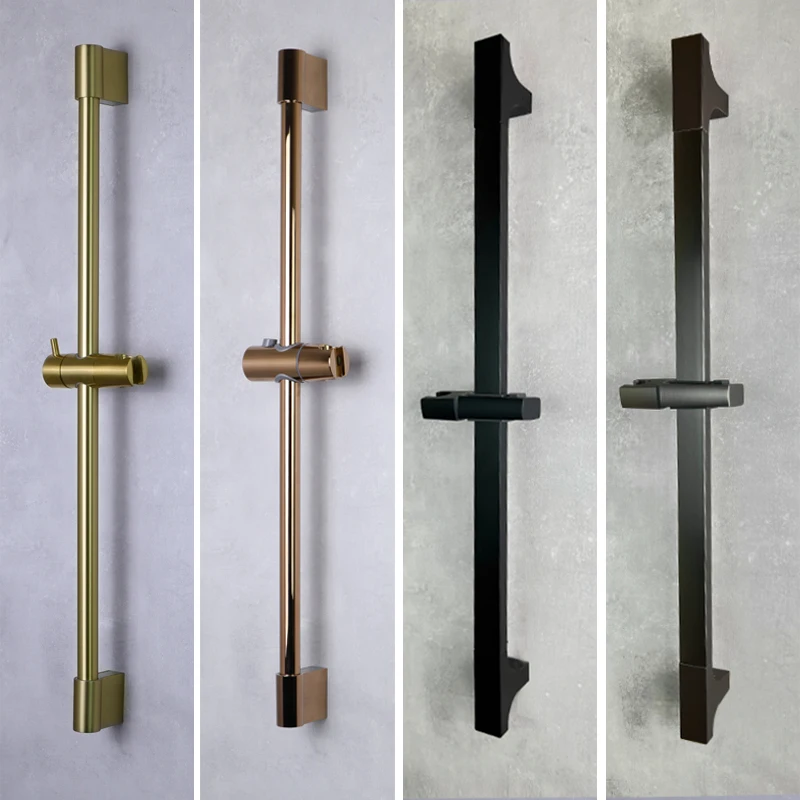 Регулируемая по высоте раздвижная ручная душевая балка Angel хромированная