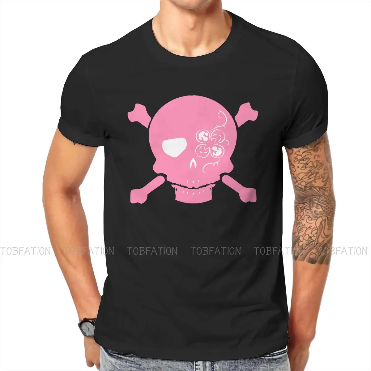 

Mori Calliope Skull Men TShirt Hololive Crewneck Short Sleeve 100% Cotton T Shirt Humor Top Quality Gift Idea
