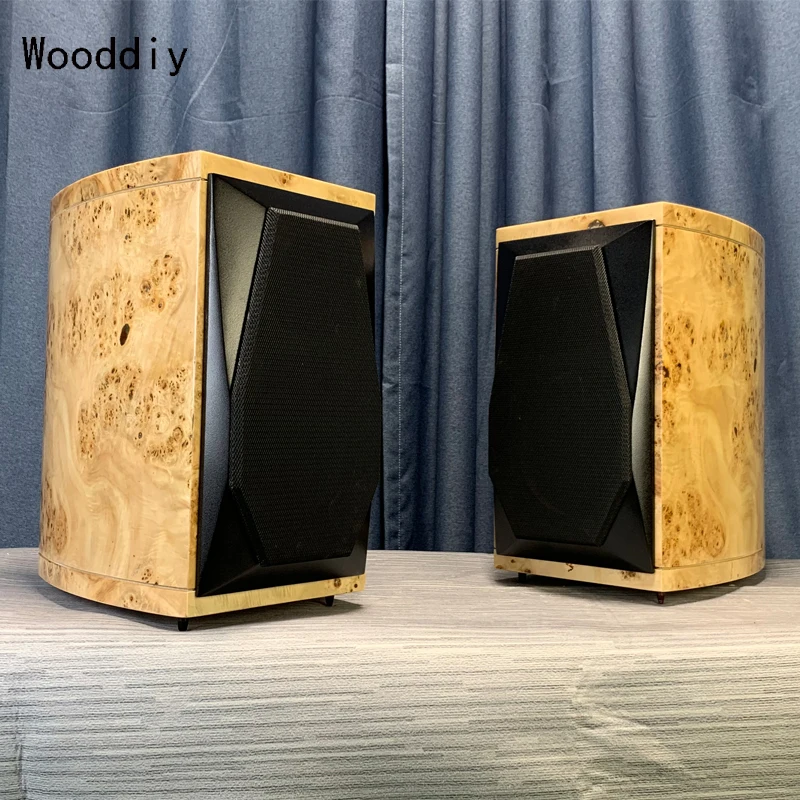 

6/8 Inch Handmade Wood Speaker Cabinet Empty Box Two-way Customized Shell Birch Plywood Waist Drum Radian HIFI DIY Speaker Glory