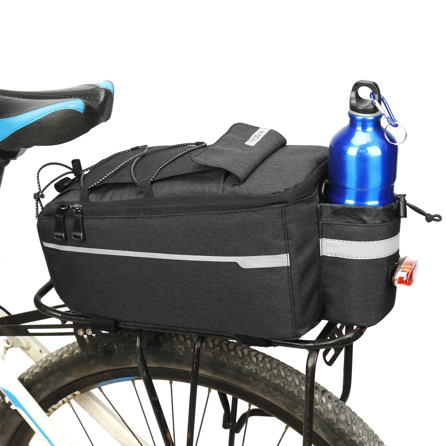 

Lixada Insulated Trunk Cooler Bag Cycling Bicycle Rear Rack Storage Luggage Bag Reflective MTB Bike Pannier Bag Shoulder Bag New