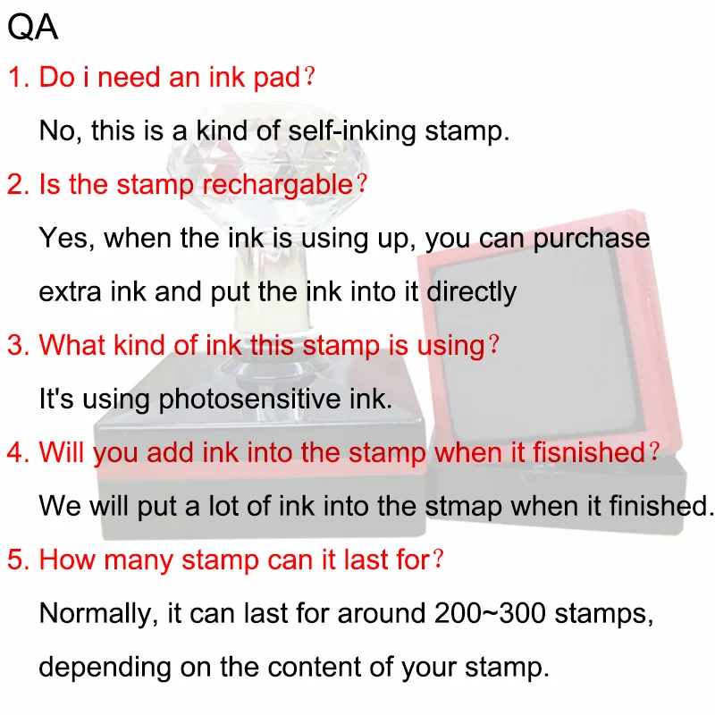 Teacher Stamp Personalized Custom Name Self Ink Gift School Male Female Design 40x40mm |