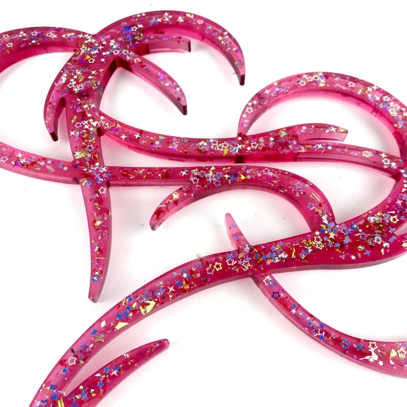 Полустереоскопические настенные украшения в форме сердца форма для клея