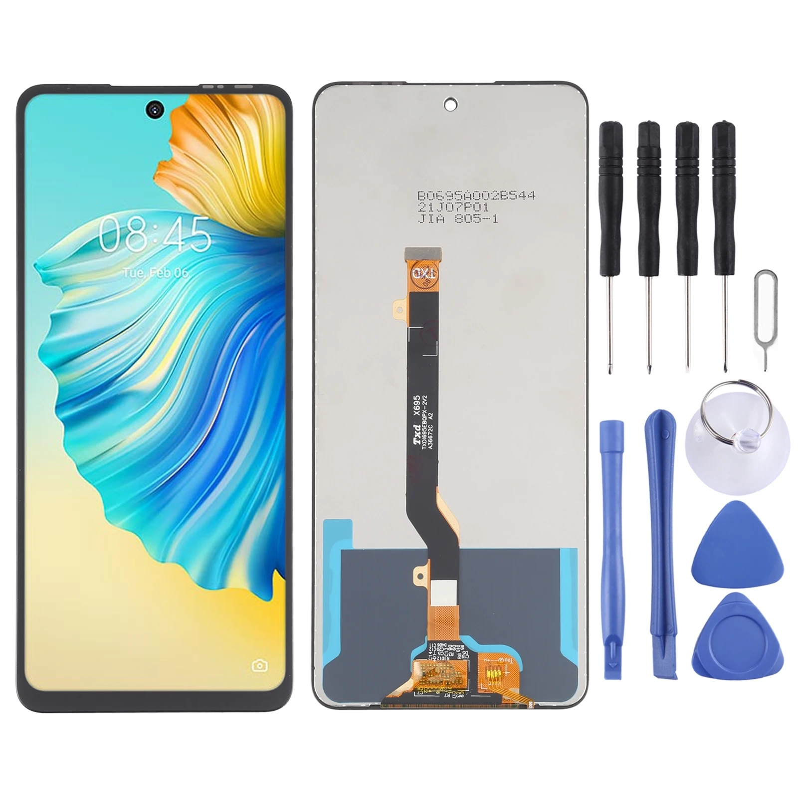 Фото 6.78-дюймовый ЖК-экран TFT для телефона Infinix Zero 5G X6815 / X6815B, ЖК-дисплей и дигитайзер сенсорного экрана, запасная часть для ремонта №2