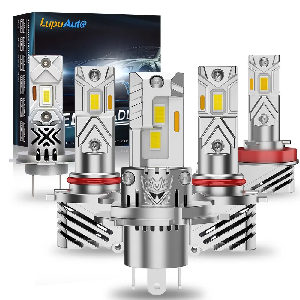 Car Headlamp 12V Turbo Lamps with H7, H4, H11, 9005/HB3, 9006/HB4 LED Bulbs: 120W, 24000LM, 6500K CSP, Wireless Car Headlamp 12V Turbo Lamps with H7, H4, H11, 9005/HB3, 9006/HB4 LED Bulbs: 120W, 24000LM, 6500K CSP, Wireless