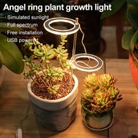 ring plant grow light usb bonsai phytolamp plants led full spectrum lamp for indoor plant seedlings home flower succulet