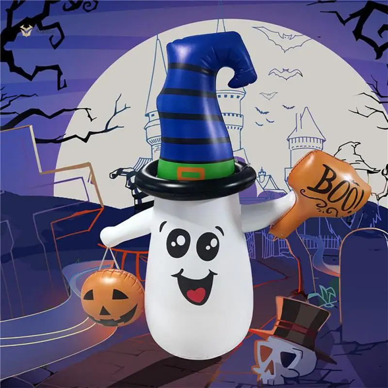 

Easy To Store Party Decorations Cute Ghost Witch-hat Halloween Decorations Inflatable Decorations Holiday Decorations