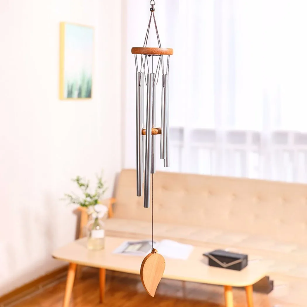 

Money Tree 6 Tubes Wind Chimes Bell Good Luck Decorations Home Bell Pendant Home Gardens Courtyards Decorative Lucky Wind Chime