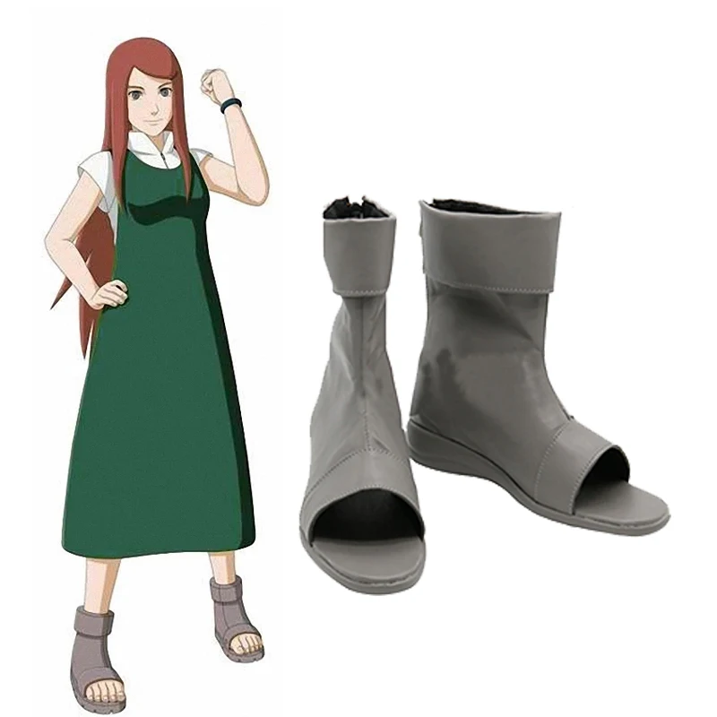 Длинный винно-красный удзумаки Кушина парик термостойкие полные челки волосы