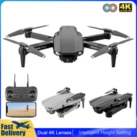 e99 pro2 rc mini drone 4k hd dual camera wifi fpv aerial photography helicopter foldable quadcopter dron toys