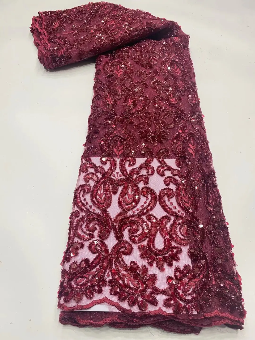 Фабричная цена африканская сетка тюль кружево лидер продаж блестки кружевная