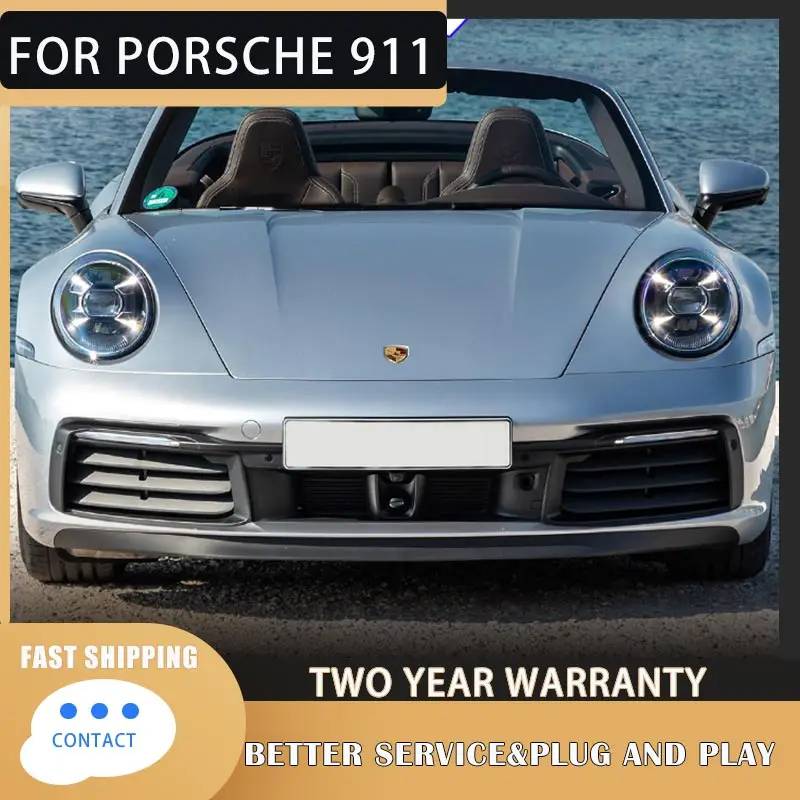 Автомобильная фара Stlying для Porsche 911 фары 2011-2017 991 лампа головного света линза