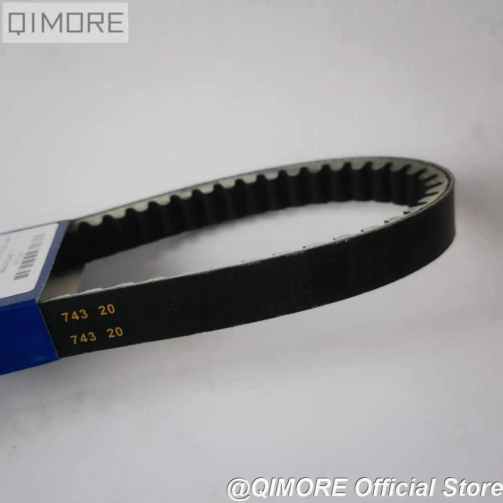 

Усиленный приводной ремень CVT 743 20 для скутера 1P52QMI 157QMJ 1P57QMJ GY6-125 GY6-150, двигатель с коротким корпусом